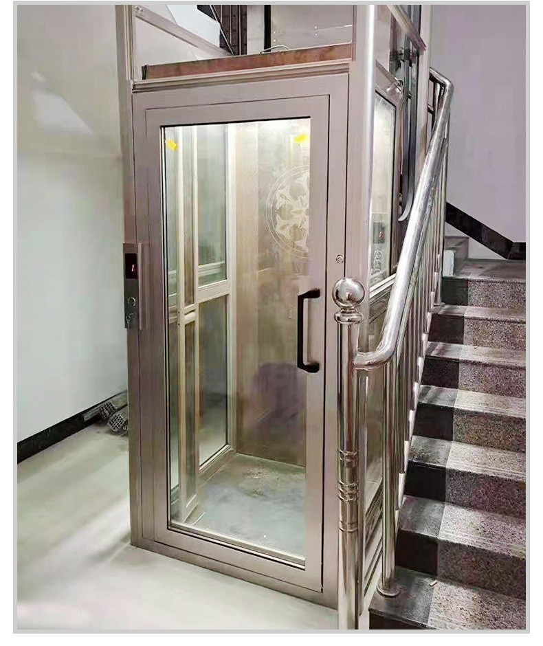 廠家供應(yīng)復(fù)式別墅移動(dòng)升降平臺 簡易電動(dòng)液壓式二層家用電梯(圖12)
